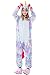 Produktbild MisShow Damen Langarm Einhorn Jumpsuit Schlafanzug Erwachsene Pyjama Hausanzug Unisex Cosplay Stern L