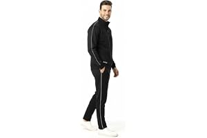 KWINGS Men's Tracksuit Set | Full Sleeve Zipper Jacket with Pajama Bottoms | Dryfit Tracksuit
