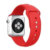 Apple Watch Armband 42mm, TOPsic Sport Armbanduhr Silikon Armband Ersatzarmband Armband für Apple Watch Armband 42mm Series 1 / 2 / 3, Sport, Edition