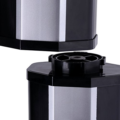 ZELSIUS Solardusche „Emerald“ Gartendusche mit Wasserhahn Pool Dusche 35 Liter Schwarz mit Silber - 7