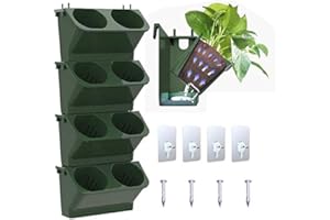 HAXIQIWAY Selbstbewässernde Pflanze Blumentopf Wand Hängende Lazy Pflanzer für Zuhause Büro Garten