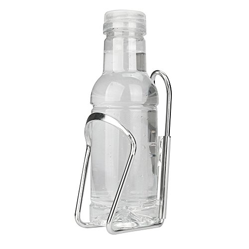 Preisvergleich Produktbild Wokee Leichtgewichtige haltbare Flaschenhalterung Aluminiumlegierung Fahrrad Radfahren Trinkflasche Flaschenhalter Käfig aus Aluminium fürs Fahrrad, Fahrradhalterung (Silber)