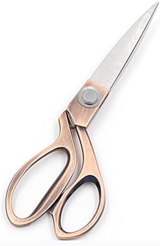 8"Scissors Sewing Tailor Titanium Stainless Steel Vintage Copper Finish Professional Shears Heavy Duty