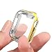 Produktbild KTcos für Apple Watch 44mm Hülle, TPU Displayschutzfolie Allround-Schutzhülle High Definition Transparent Ultradünne Hülle für Apple Watch Serie 4 Smartwatch (44MM, Gold)
