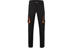 Velilla 103024S; pantalón Stretch bicolor multibolsillos