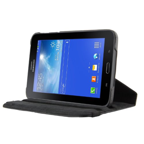 SAMSUNG GALAXY Tab 3 Lite 7″ T110/T111 PU Leder Flip 360° Desgree Tasche Case Etui SCHALE mit Standfunktion + Stylus - 3