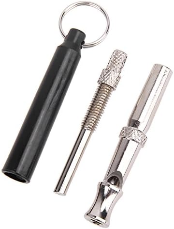 Disparu Professional Ultrasonic Dog Training Whistle with Lanyard and Adjustable Multi Tonal High Pitch Frequencies - Teach Obedience, Commands, Tricks, Stay, Sit - Stop Barking Safely and Humanely - House Train Puppies