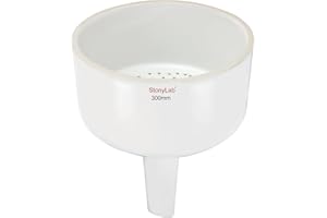 stonylab Porcelain Buchner Funnel 300mm, Porcelain Buchner Filter Funnel OD 30cm ID 28cm for Laboratory