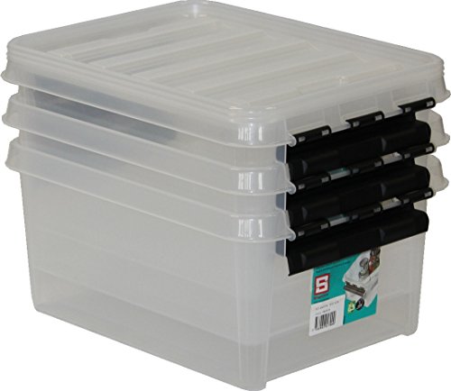 Orthex 34820703 3er-Set Clipbox Smart Store Classic 10, 8 Liter, transparent - 2
