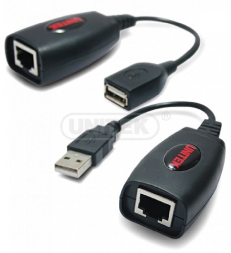Preisvergleich Produktbild Unitek – USB Extension Converter Over Cat. 5e, y-2505