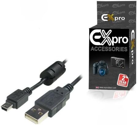 Ex-Pro USB Cable/Lead for Canon Ixus, Powershot, EOS, IXY Cameras