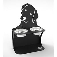 Futterbar Napfständer Futtertheke für große und kleine Hunde Napfhalter Labrador Golden Retriever