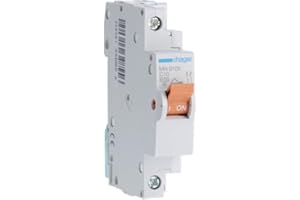 HAGER Interruptor automático magnetotérmico serie MN, 1P+N, 10A, curva C, 6KA, 1 mód