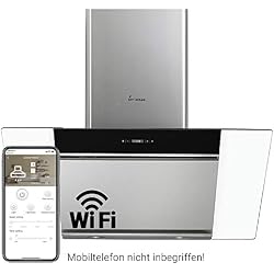 Hotte aspirante murale (80 cm, acier inoxydable, verre, extra silencieux, 605 m³/h, 4 étapes, éclairage LED, touches à détecteur TouchSelect, dépassement automatique) FREE8004TC - KKT KOLBE