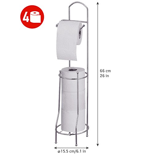 Tatkraft Grace Stand Toilettenpapierhalter und Organizer 2 in 1 - 3