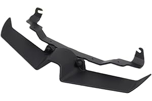 Besttoolifes Deflettore ala spoiler anteriore, per Yamaha MT-10 SP/MT-10 (2022-2025), kit carenatura moto, staffa in plastica ABS, installazione parti del corpo anteriore nero (nero)