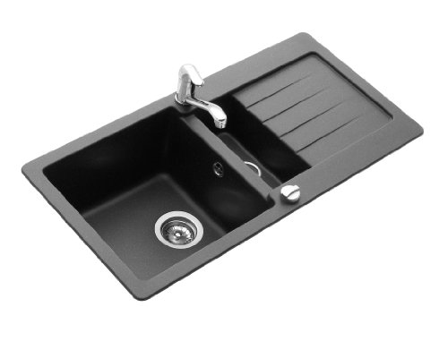 Preisvergleich Produktbild Teka Kea 60 B-TG Schwarzmetallic Granit-Spüle