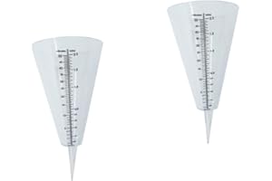 Supvox Regenmesser Für Rasen Mit Messbecher 20.5X20X10Cm Frostsicher Kunststoff Niederschlagsmesser Für Garten Landwirtschaft Klimaforschung
