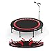 Produktbild DUXX - Mini Fitness Trampolin - 50"- Spring Shield - Minimale Gelenkbelastung - Hohe Kalorienverbrennung - Verbessert Herz, Gleichgewicht Und Kraft (Farbe: Schwarz) Innentrampolin