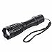 Produktbild KOBWA LED Taschenlampe LED Camping Handlamp Mit Einstellbarem Cree XML T6 Super Hell Schwarz