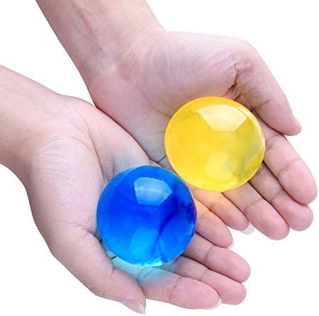 Water Beads Large Sized Diameter 1.5"-1.8" Super Water Growing Balls Vase Filler for Wedding Decoration And Party supplies (50 Beads)