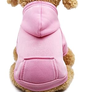 BonTime Mascota Perro suéter clásico Jersey Contiene Sombrero Caliente Invierno Cachorro Mascota Abrigo Suave suéter Ropa añadir Terciopelo