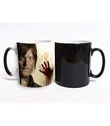 Tazza Giftme Ceramica 311g - Keep Calm And Hide Behind Daryl - The Walking Dead - Regalo Fan - 3