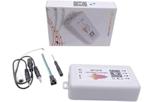 TOPXCDZ SP107e Bluetooth Musik LED Controller Full Farbe Pixel IC Controller durch Telefon APP Für WS2811 WS2812 SK6812 RGBW APA102 Streifen