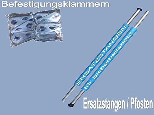 1 x Stange / 2 x Stangen / 3x Stangen Trampolin Stangen 254 cm für Sicherheitsnetz - 2
