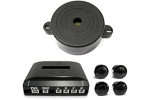 CARALL Kit 4 Sensore di Parcheggio Con Display