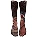 Produktbild UFHRREEUR Casual Comfortable Over The Knee High Long Socks African American Black Woman Abstract Graffiti Print Print Ski for Women Teens Girls Unisex Outdoor Sports Running Tube Stockings