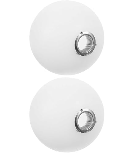 Abat-jour Globe Verre Blanc Mat – Lot De 2, Diamètre 6 Cm, Douille G9, Pour Lustre Et Lampe Murale, Remplacement Facile