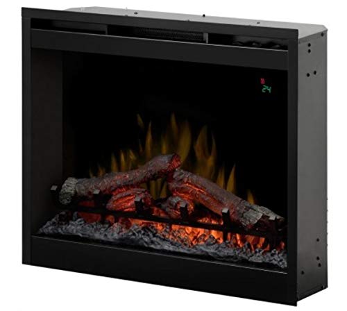 EWT DF2624L EU Interior Log Insert Fireplace Eléctrico Negro - Chimenea (690 mm, 230 mm, 600 mm, 17,5 kg, 800 mm, 380 mm)
