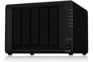 Synology DS1522+ DiskStation NAS AMD Ryzen R1600 8 Go RAM 4 x RJ-45 1GbE Port LAN