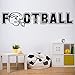 Produktbild American Football Logo Sport Wandaufkleber Helm Wandtattoos Abnehmbare Wasserdichte Tapete Decor GYM Jungen Zimmer wandbild 143X30CM