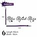 Wall Sticker - Relax Refresh Revive with butterflies Wallart bedroom bathroom -SMALL -SIZE 60cm x 10cm -Silver