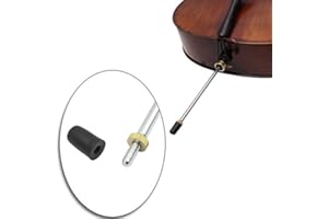 ALOMEJOR 5 St¨¹cke Cello End Pin Schutzkappe Gummi Verschlei?schutz rutschfeste Cap f¨¹r Cello Saiteninstrumente