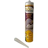 Goldfix Silikonize Mastik Beyaz 450 Gr