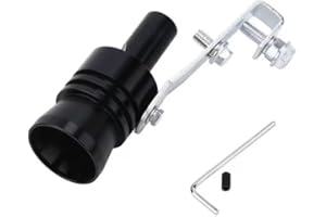 BRYZE Turbo Sound Simulator & Exhaust Whistle – Universal BOV Emulator for Realistic Turbo Spool, Aggressive Acceleration Tones, Racing-Inspired Engine Sound, Durable Black Aluminium Construction