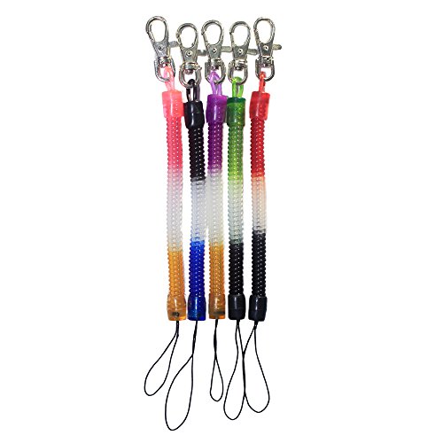 ESUMIC® Colorful Multi-Purpose PU Spring Keychains Clasp Flexible Coiled Tether Lanyard Stretchy Cable Cord for USB Flash Drive Man & Women Smart Phone Lightweight Electronic Devices Baby Toys Rag Dolls reviews ESUMIC® Colorful Multi-Purpose PU Spring Keychains Clasp Flexible Coiled Tether Lanyard Stretchy Cable Cord for USB Flash Drive Man & Women Smart Phone Lightweight Electronic Devices Baby Toys Rag Dolls