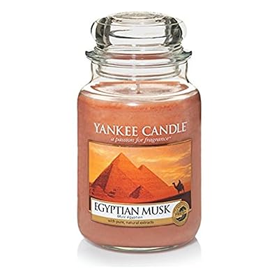 My Planet Yankee Candle Officiel Yankee Candle Musc d'Égypte traditionnel de signature Jarre grande 623 g – Secure Mail par boîte