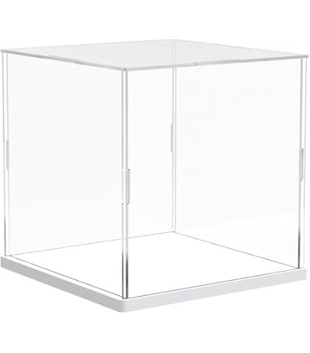 Vitrine Exposition En Plexiglas Avec Socle Bois Pour Gant De Boxe, Faite Main