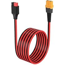 Produktbild von 10AWG Anderson Auf XT60 Adapterkabel – 50 A, 0,6 M, Silikonkabel – Für Solar, Powerstation & RC – XT60 Männlich