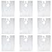 100 PCS 60 x 90cm Plastic Disposable Waterproof Hair Salon Barber Cape Hair Cutting Hairdressing Shoulder Capes