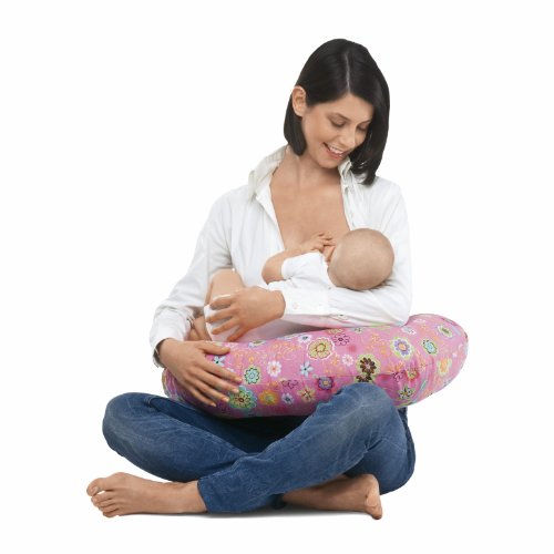 Chicco Boppy Pillow with Cotton Slip Cover - Woodsie