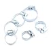 Produktbild 34 PCS Schlauchklemme Sortiment Kit Edelstahl justierbare Schlauch Treiber Clip Befestigung 6 Größen 16/19/22/25/28 / 32mm
