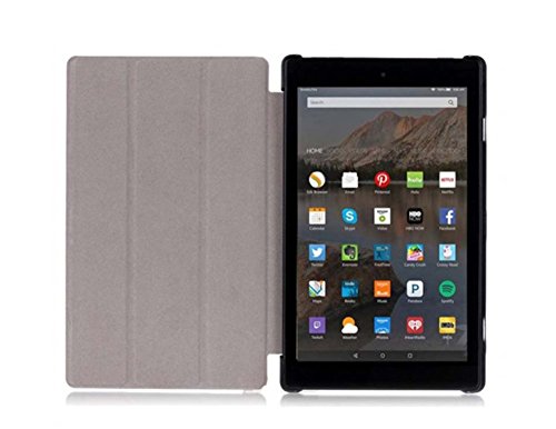 All-New Fire HD 10 2017 H  lle  TopACE Smart Case Tasche Folding Cover Bookstyle PU-Leder H  lle Mit St  nder Schutzh  lle St  nder F  r All-New Fire 