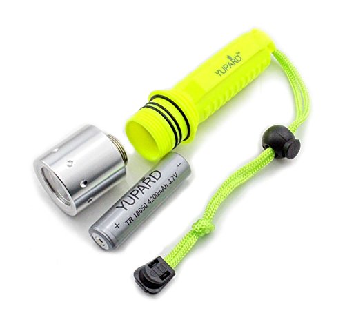 CREE impermeable XM-T6 2000LM LED Linterna antorcha lámpara Submarinismo 3 durante 18650 T6 LED súper LED (incluyendo la batería)