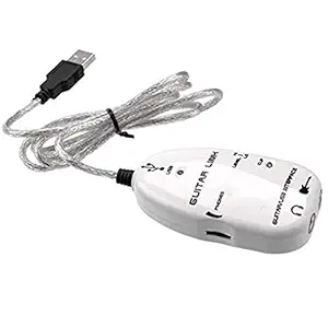 Mars Guitar to USB Interface Link Cable PC/MAC Recording - Multicolor