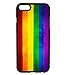 Produktbild Rainbow LGBT Gay Peace Grunge Flag Rubber Bumper Hard Back Phone Case Cover for iPhone & Samsung's (iPhone 6/6s)